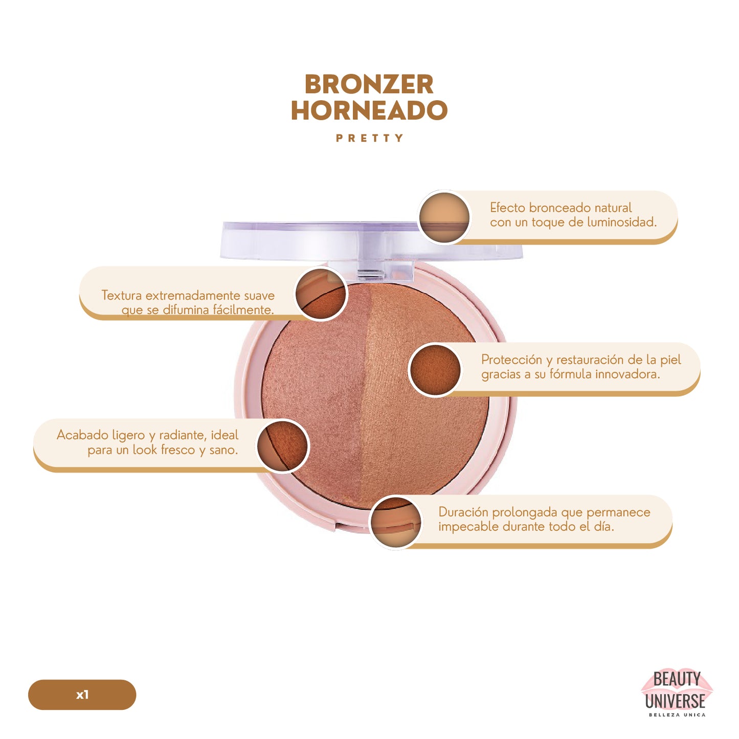 Bronzer Horneado Pretty
