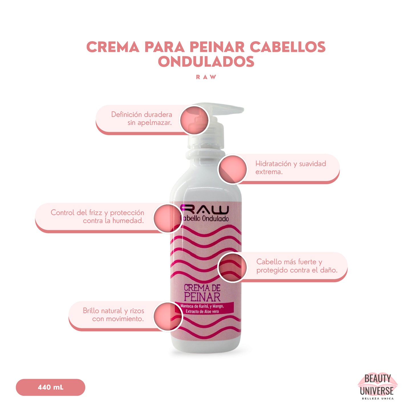 Crema de Peinar Cabellos Ondulados