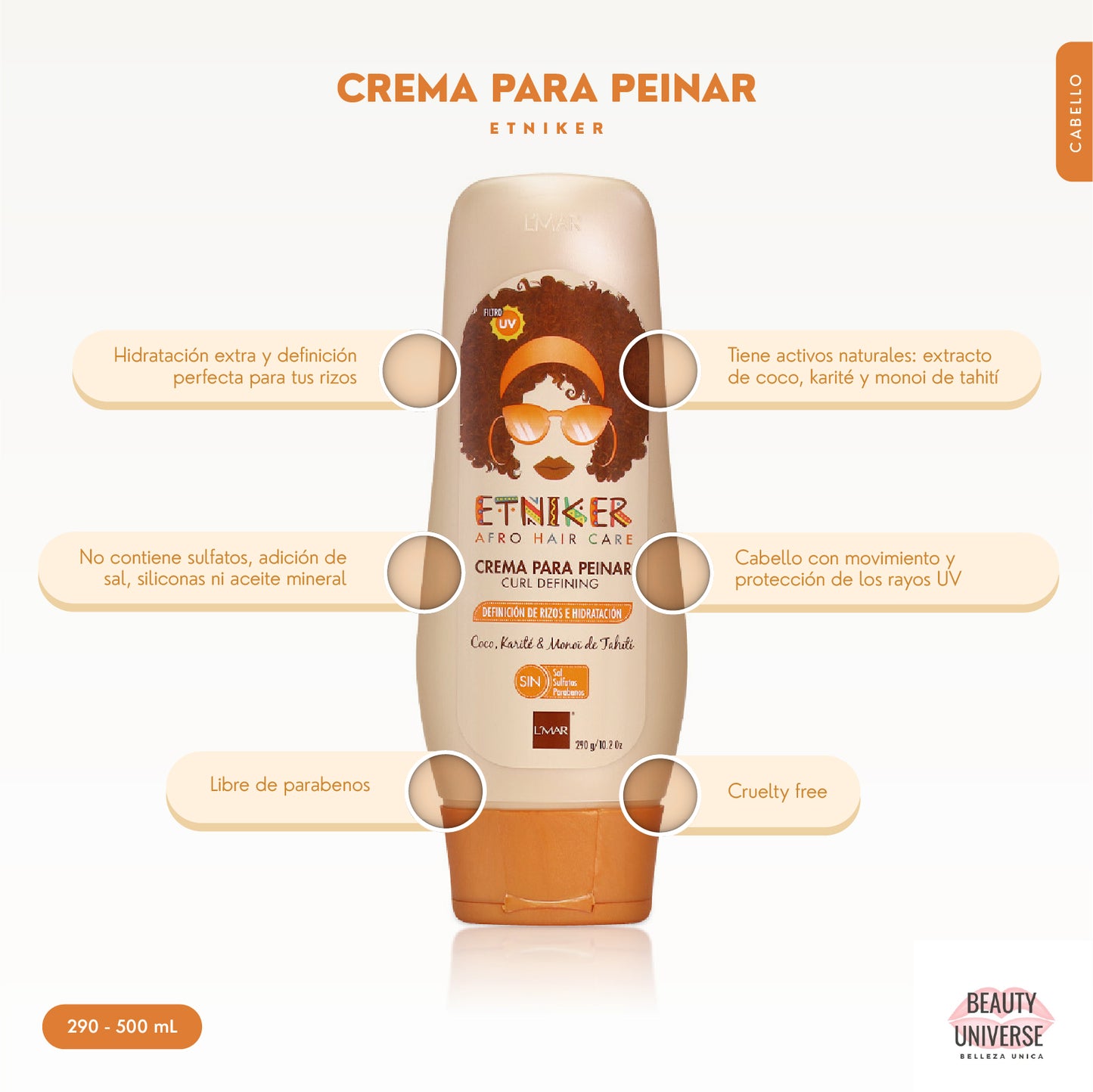 Crema Para Peinar Etniker