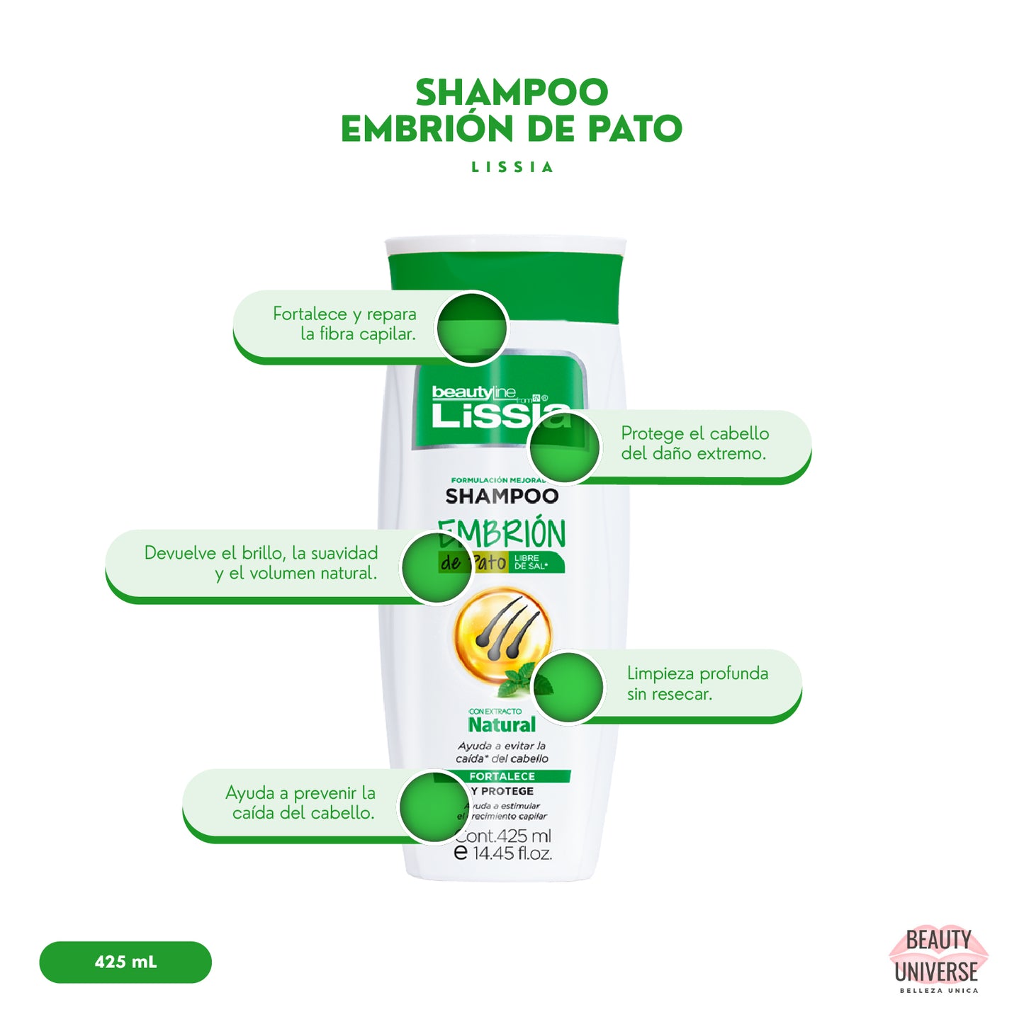 Shampoo Embrion de Pato