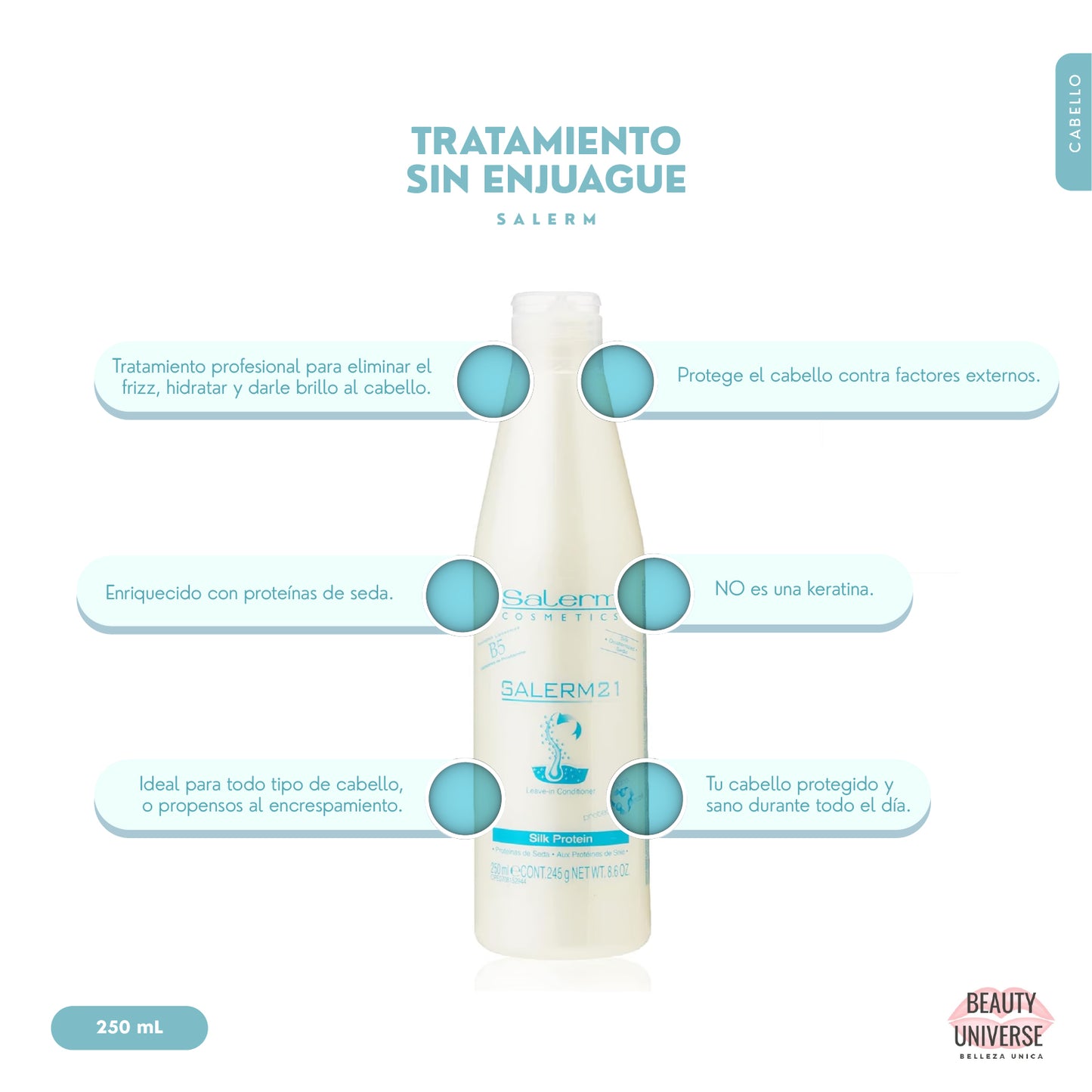 Tratamiento sin enjuague Salerm 21