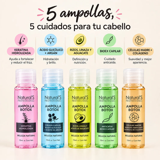 Ampolla Botox Capilar Natural's Professional 15 ml