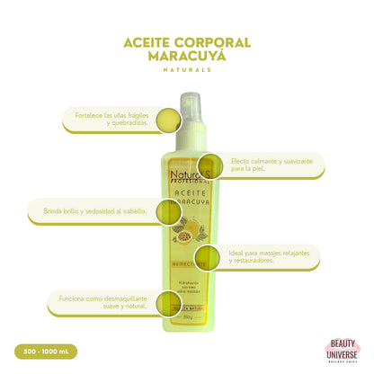 Aceite Corporal Naturals Maracuyá