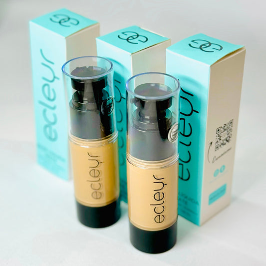 Base de Maquillaje Ecleyr con Glicerina y Ácido Hialurónico