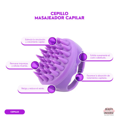 Cepillo Masajeador Capilar