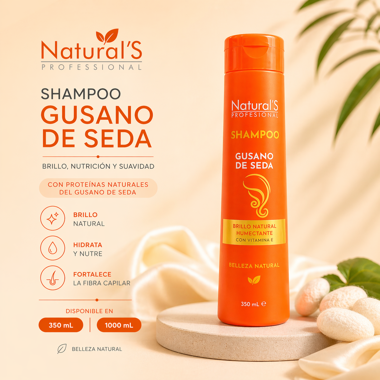 Shampoo Gusano De Seda