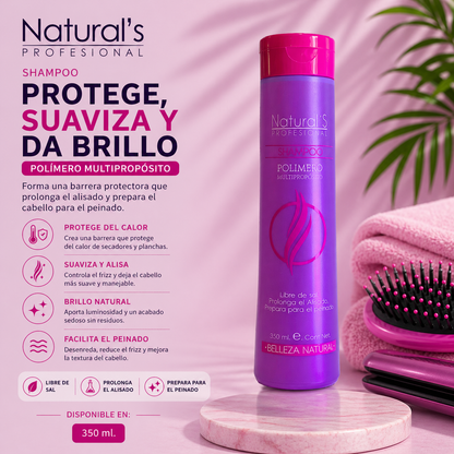 Shampoo Polimero Termoprotector