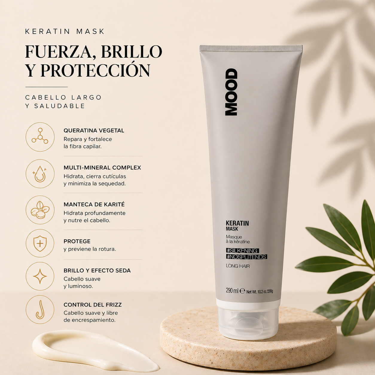 Mascarilla Keratin Control Frizz
