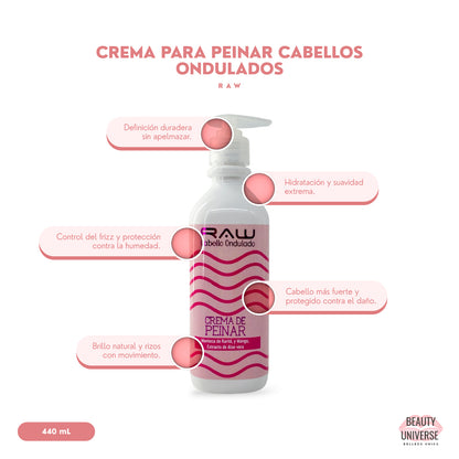 Crema de Peinar Cabellos Ondulados