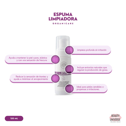 Espuma limpiadora