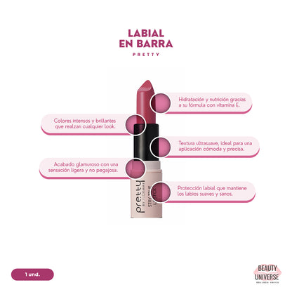 Labial en Barra Pretty