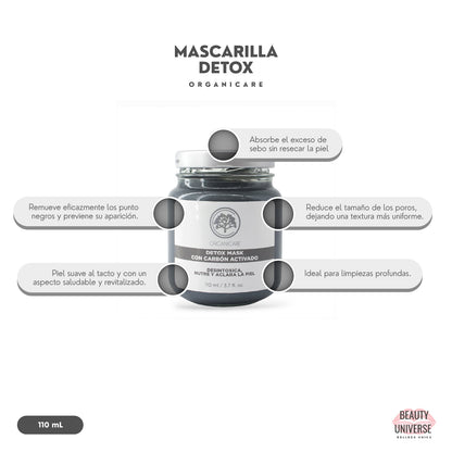 Mascarilla Detox Mask con Carbón Activado