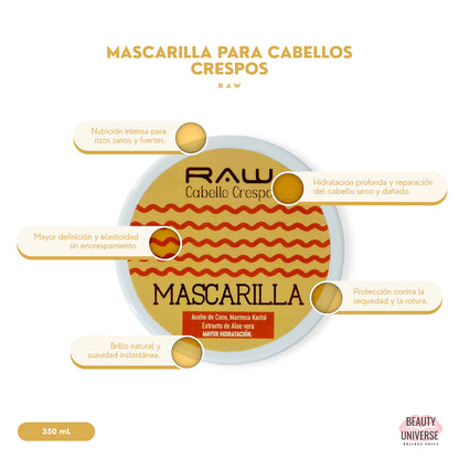 Mascarilla Cabellos  Crespos