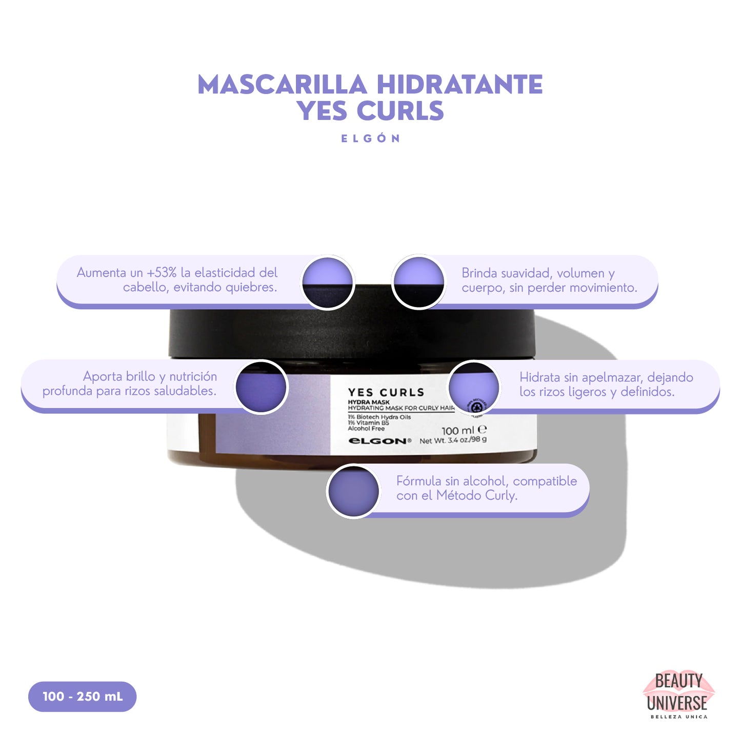 Mascarilla Nutritiva Yes Curls