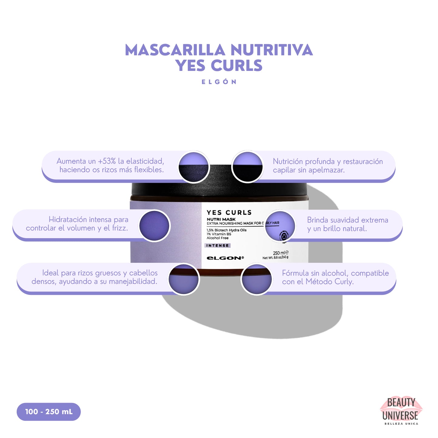 Mascarilla Nutritiva Intense Yes Curls