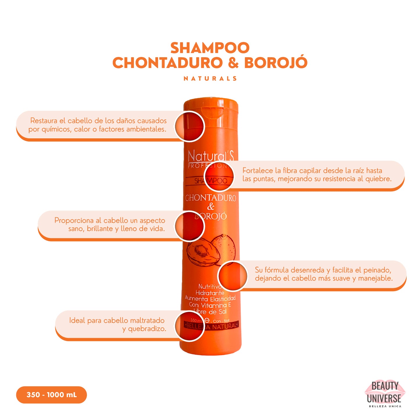 Shampoo Chontaduro & Borojó