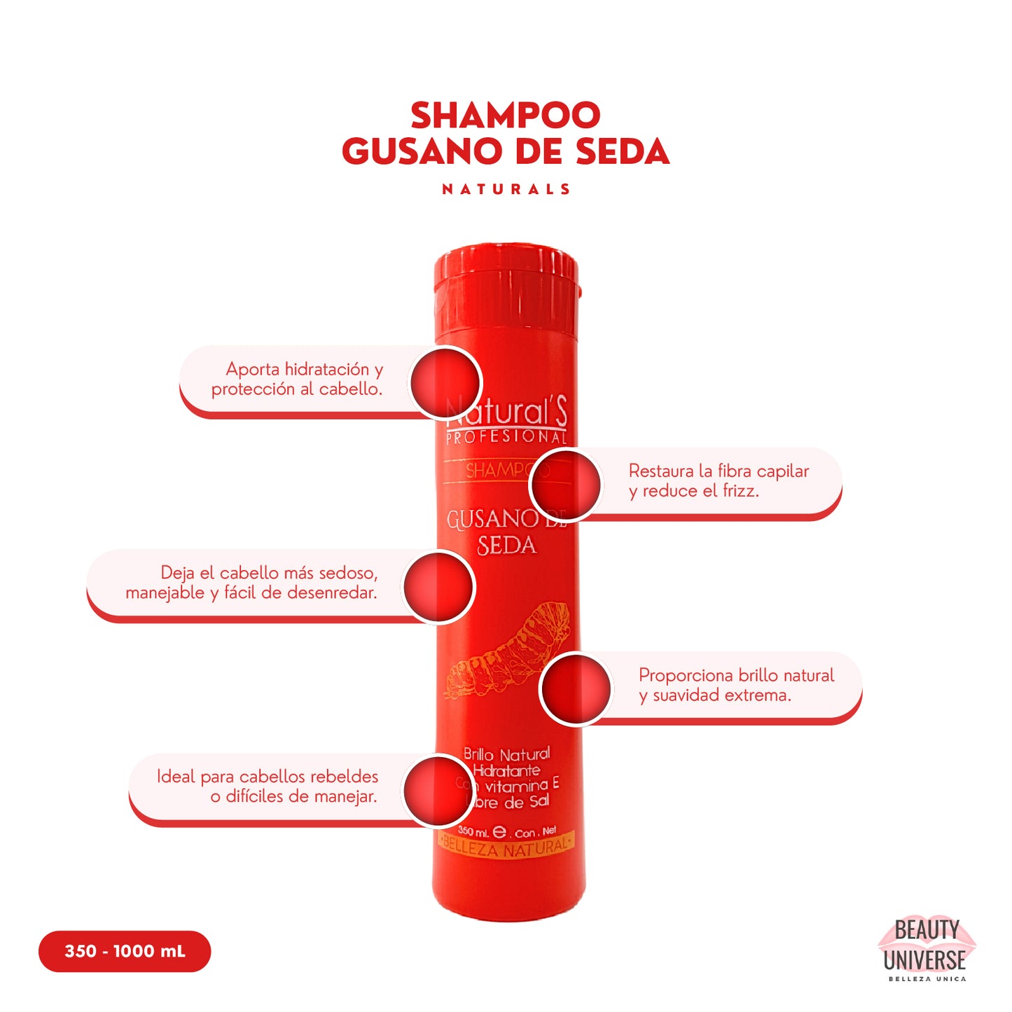 Shampoo Gusano De Seda