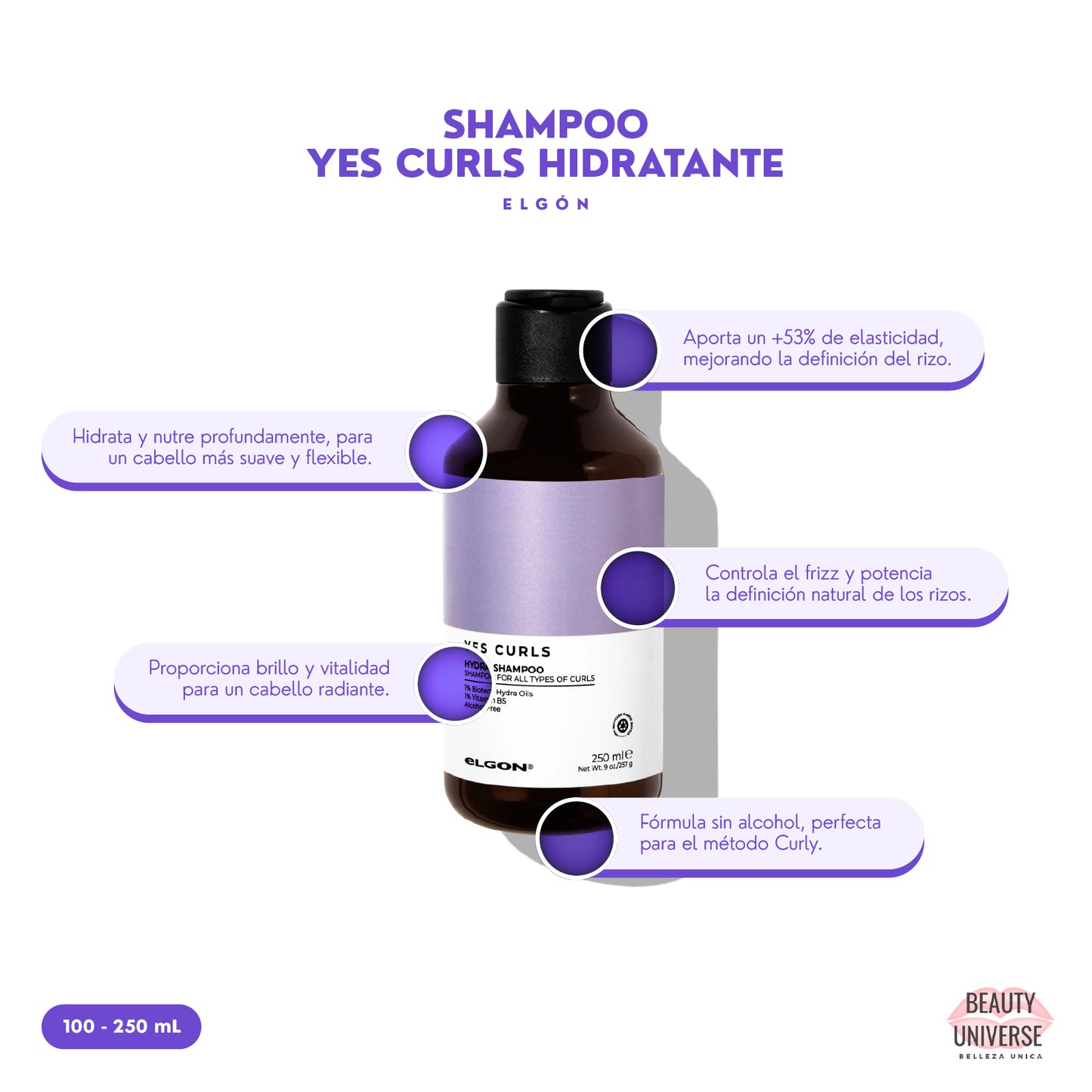 Shampoo Hidratante Yes Curls