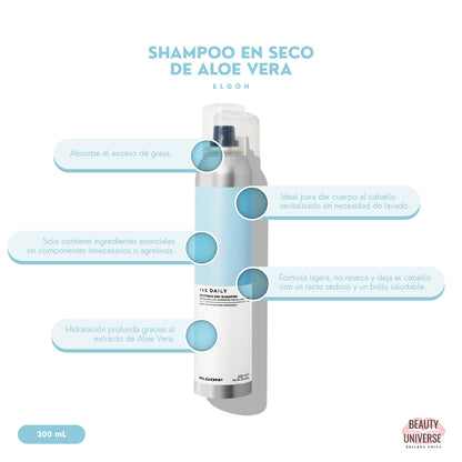 Shampoo en Seco con Aloe Vera