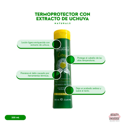 Termoprotector con extracto de Uchuva