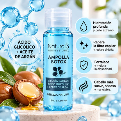 Ampolla Botox Capilar Natural's Professional 15 ml