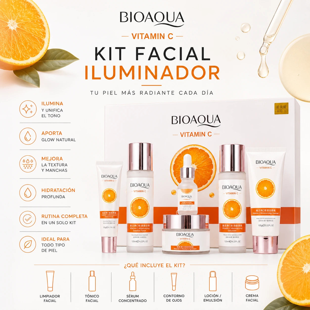 Kit Bioaqua Vitamina C
