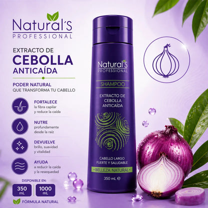 Shampoo con Extracto de Cebolla