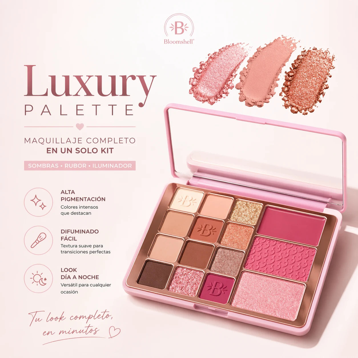 Paleta de Maquillaje Luxury Bloomshell