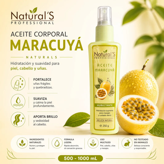 Aceite Corporal Naturals Maracuyá