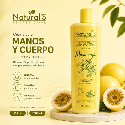 Cremas Corporales Naturals - Maracuyá
